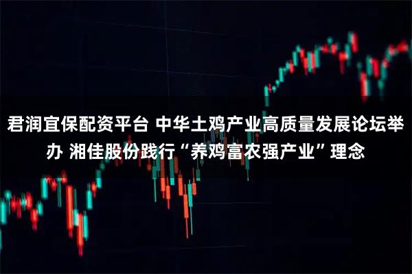 君润宜保配资平台 中华土鸡产业高质量发展论坛举办 湘佳股份践行“养鸡富农强产业”理念