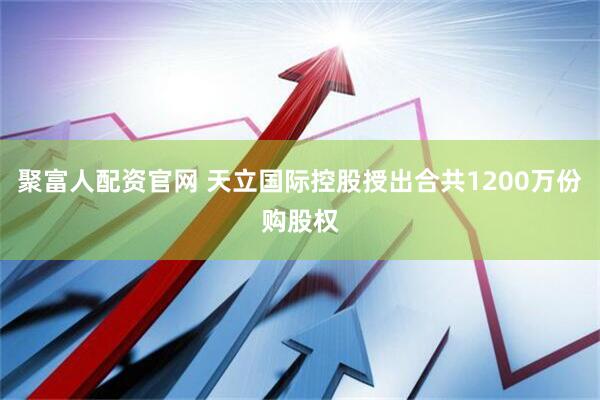 聚富人配资官网 天立国际控股授出合共1200万份购股权